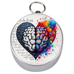 Brain Heart Math Silver Compasses