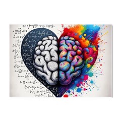 Brain Heart Math Crystal Sticker (a4) by Salmanaz77