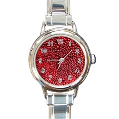 Drops Water Drops Trypophobia Round Italian Charm Watch by Salmanaz77