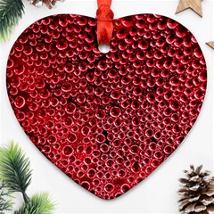 Drops Water Drops Trypophobia Ornament (heart)