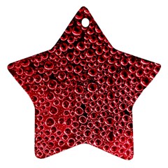 Drops Water Drops Trypophobia Star Ornament (two Sides)