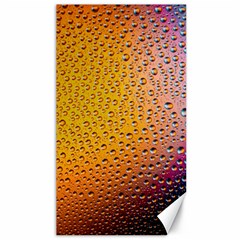 Rain Water Raindrops Droplets Canvas 40  X 72 