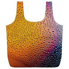 Rain Water Raindrops Droplets Full Print Recycle Bag (xl) by Salmanaz77