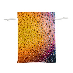 Rain Water Raindrops Droplets Lightweight Drawstring Pouch (s) by Salmanaz77