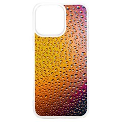 Rain Water Raindrops Droplets Iphone 15 Plus Tpu Uv Print Case by Salmanaz77