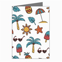 Summer Pineapple Fruit Tropical Greeting Cards (pkg Of 8)