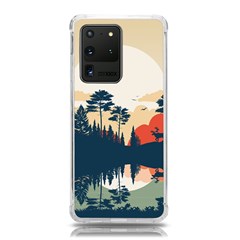 Summer Lake Forest Sunset Deer Water Samsung Galaxy S20 Ultra 6 9 Inch Tpu Uv Case by Grandong