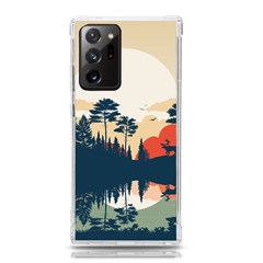 Summer Lake Forest Sunset Deer Water Samsung Galaxy Note 20 Ultra Tpu Uv Case by Grandong