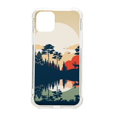 Summer Lake Forest Sunset Deer Water Iphone 11 Pro 5 8 Inch Tpu Uv Print Case