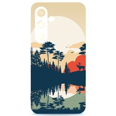 Summer Lake Forest Sunset Deer Water Samsung Galaxy S24 6 2 Inch Black Tpu Uv Case by Grandong