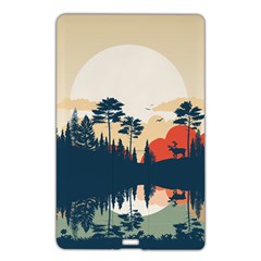 Summer Lake Forest Sunset Deer Water Name Card Style Usb Flash Drive by Grandong