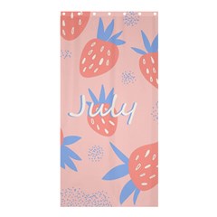 July Summer Strawberry Pink Berry Shower Curtain 36  X 72  (stall)  by Grandong