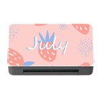 July Summer Strawberry Pink Berry Memory Card Reader with CF Front