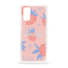 July Summer Strawberry Pink Berry Samsung Galaxy S20 6 2 Inch Tpu Uv Case by Grandong