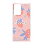 July Summer Strawberry Pink Berry Samsung Galaxy Note 20 Ultra TPU UV Case Front