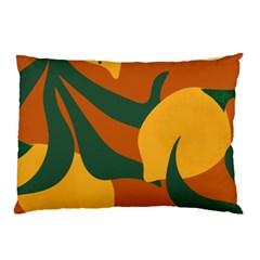 Lemon Citrus Fruit Summer Painting Drawing Pillow Case by Grandong