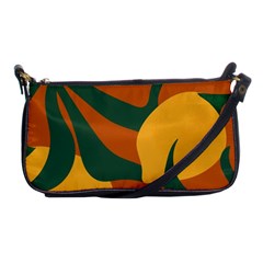 Lemon Citrus Fruit Summer Painting Drawing Shoulder Clutch Bag by Grandong