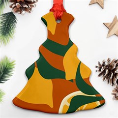 Lemon Citrus Fruit Summer Painting Drawing Ornament (christmas Tree) 