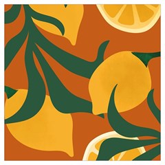 Lemon Citrus Fruit Summer Painting Drawing Lightweight Scarf  by Grandong