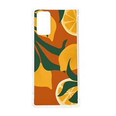 Lemon Citrus Fruit Summer Painting Drawing Samsung Galaxy Note 20 Tpu Uv Case by Grandong