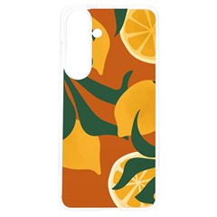 Lemon Citrus Fruit Summer Painting Drawing Samsung Galaxy S24 6 2 Inch Tpu Uv Case by Grandong