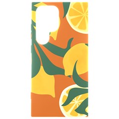 Lemon Citrus Fruit Summer Painting Drawing Samsung Galaxy S24 Ultra 6 9 Inch Black Tpu Uv Case by Grandong