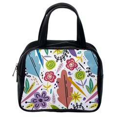 Summer Flowers Spring Background Classic Handbag (one Side) by Grandong