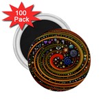 Swirl Vortex Emoji Cyclone Motion Art 2.25  Magnets (100 pack)  Front