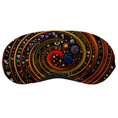 Swirl Vortex Emoji Cyclone Motion Art Sleep Mask