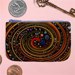 Swirl Vortex Emoji Cyclone Motion Art Large Coin Purse Front