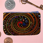 Swirl Vortex Emoji Cyclone Motion Art Large Coin Purse Back