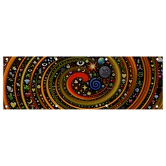 Swirl Vortex Emoji Cyclone Motion Art Banner And Sign 9  X 3 