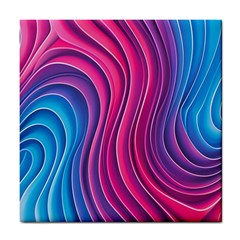 Spiral Swirl Pattern Light Circle Tile Coaster by Ndabl3x