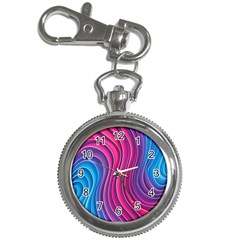 Spiral Swirl Pattern Light Circle Key Chain Watches by Ndabl3x