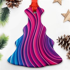 Spiral Swirl Pattern Light Circle Ornament (christmas Tree) 