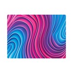 Spiral Swirl Pattern Light Circle Premium Plush Fleece Blanket (Mini) 35 x27  Blanket Front