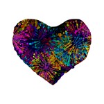 Illustration Graphics Art Standard 16  Premium Heart Shape Cushions Front