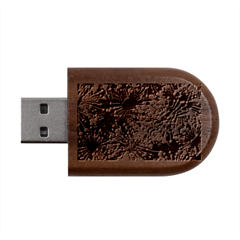 Illustration Graphics Art Wood Oval Usb Flash Drive by anzea