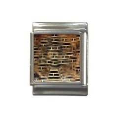 Textures Brown Wood Italian Charm (13mm)