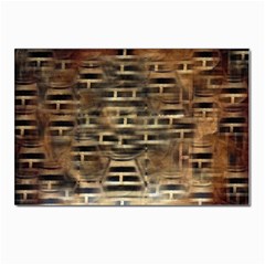 Textures Brown Wood Postcards 5  X 7  (pkg Of 10) by anzea