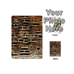 Textures Brown Wood Playing Cards 54 Designs (mini)