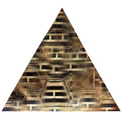 Textures Brown Wood Wooden Puzzle Triangle by anzea