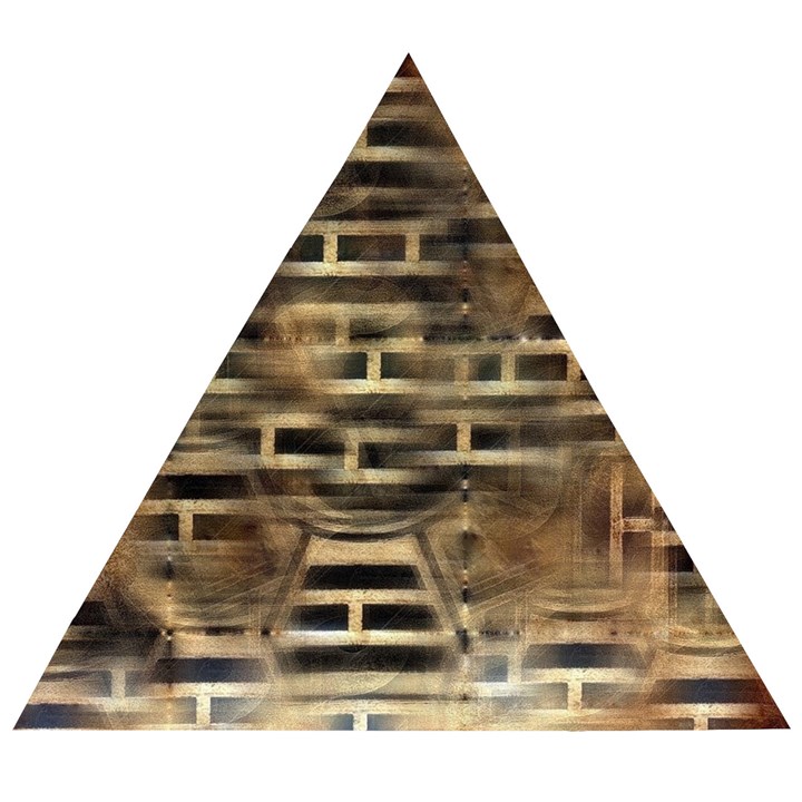 Textures Brown Wood Wooden Puzzle Triangle