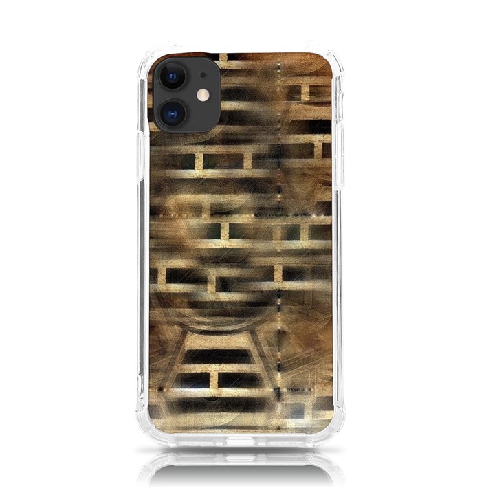 Textures Brown Wood iPhone 11 TPU UV Print Case