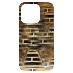 Textures Brown Wood Iphone 14 Pro Black Uv Print Case