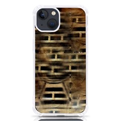 Textures Brown Wood Iphone 13 Tpu Uv Print Case by anzea