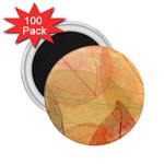 Leaves Patterns Colorful Leaf Pattern 2.25  Magnets (100 pack)  Front