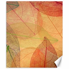 Leaves Patterns Colorful Leaf Pattern Canvas 20  X 24  by Cemarart