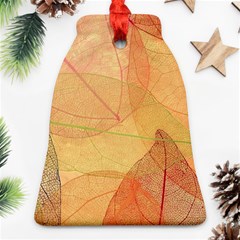 Leaves Patterns Colorful Leaf Pattern Ornament (bell)