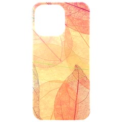 Leaves Patterns Colorful Leaf Pattern Iphone 15 Pro Max Black Uv Print Pc Hardshell Case by Cemarart